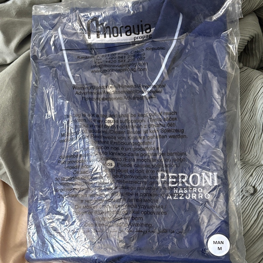 Blue Peroni Polo Shirt